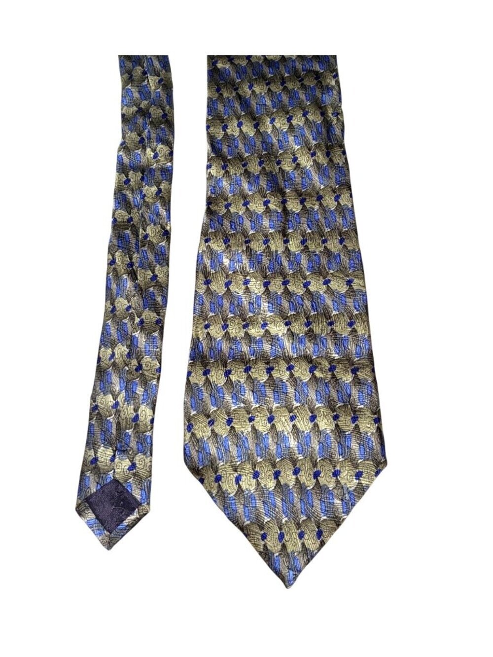 Vintage 1996 J. Garcia Silk Tie Fish Pattern Collection Seventeen Abstract Desig